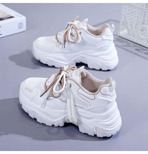 Factory wholesale 2024 autumn and winter new girls thick sole sports single casual shoes women Factory wholesale 2024 autumn and winter new girls thick sole sports single casual shoes women