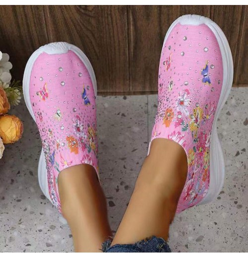 Women's Multicolor Plus Size Fashion Winter Running and Walking Sneakers with Lace-Up Comfortable Design Women's Multicolor Plus Size Fashion Winter Running and Walking Sneakers with Lace-Up Comfortable Design