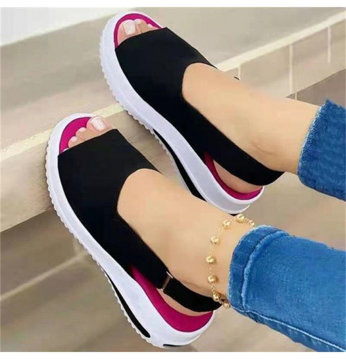 Spring new wholesale magic sticker peep toe casual shoes for girls Spring new wholesale magic sticker peep toe casual shoes for girls
