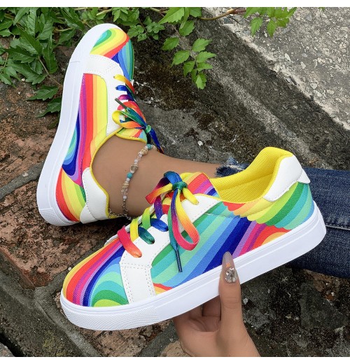 Autumn color women's sneakers 2023 new fashion casual trendy shoes wholesale Autumn color women's sneakers 2023 new fashion casual trendy shoes wholesale