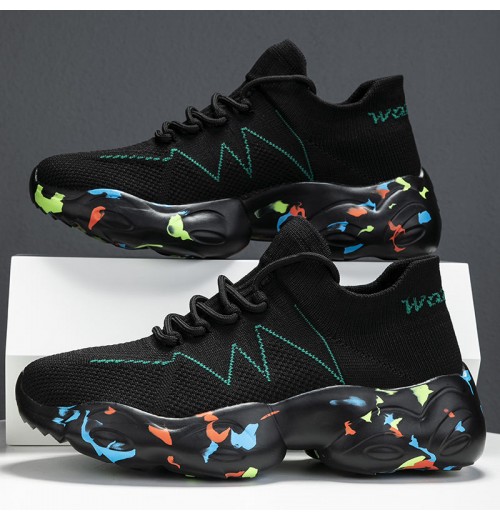 Customizable Large Size Soft Bottom Ladies' Sports Sneakers with Casual Platform Design Customizable Large Size Soft Bottom Ladies' Sports Sneakers with Casual Platform Design