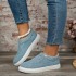 British Style Sports Sneakers for Ladies - Customizable Mesh Insole