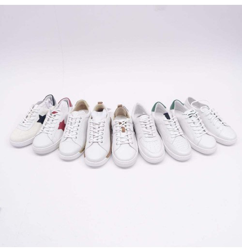 Customized Unisex Closed Toe Cowhide White New Trend Sport Fashion Comfortable Sneakers Customized Unisex Closed Toe Cowhide White New Trend Sport Fashion Comfortable Sneakers